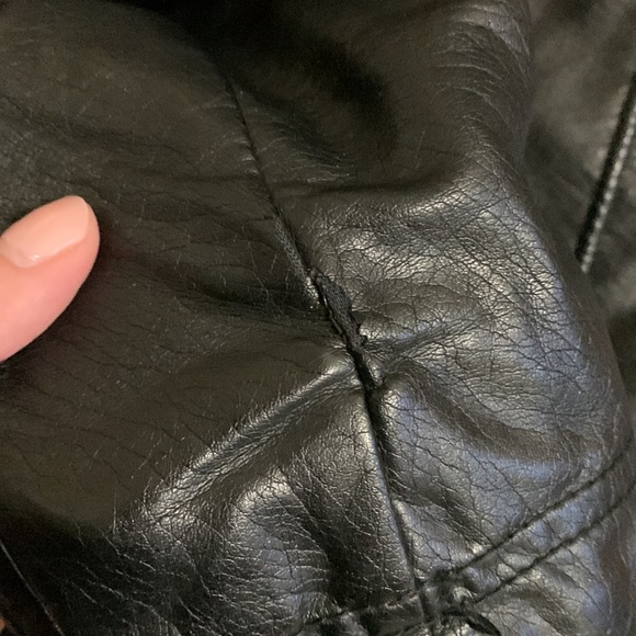 Garage Faux Leather Jacket - Picture 5 of 6